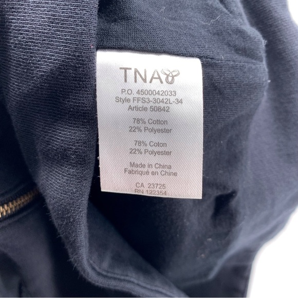 Aritzia TNA Sunday Best Black Zip Up Jacket Size 4 - Picture 6 of 6
